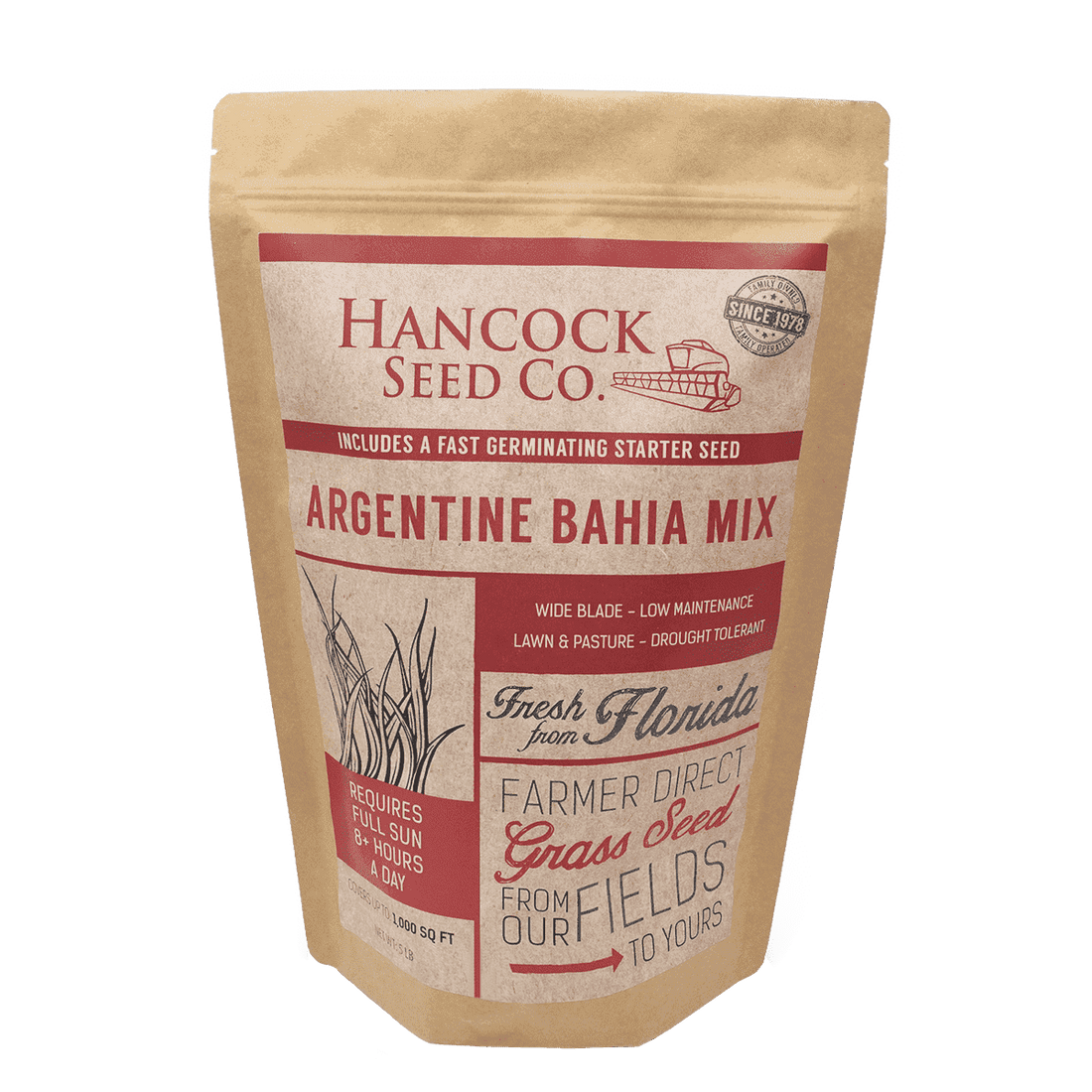 Hancock's Argentine Bahia Fall & Winter Grass Seed Mix