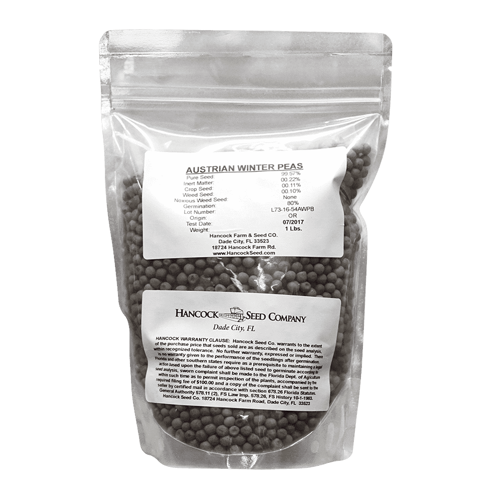 Hancock's Winter Pea Seed