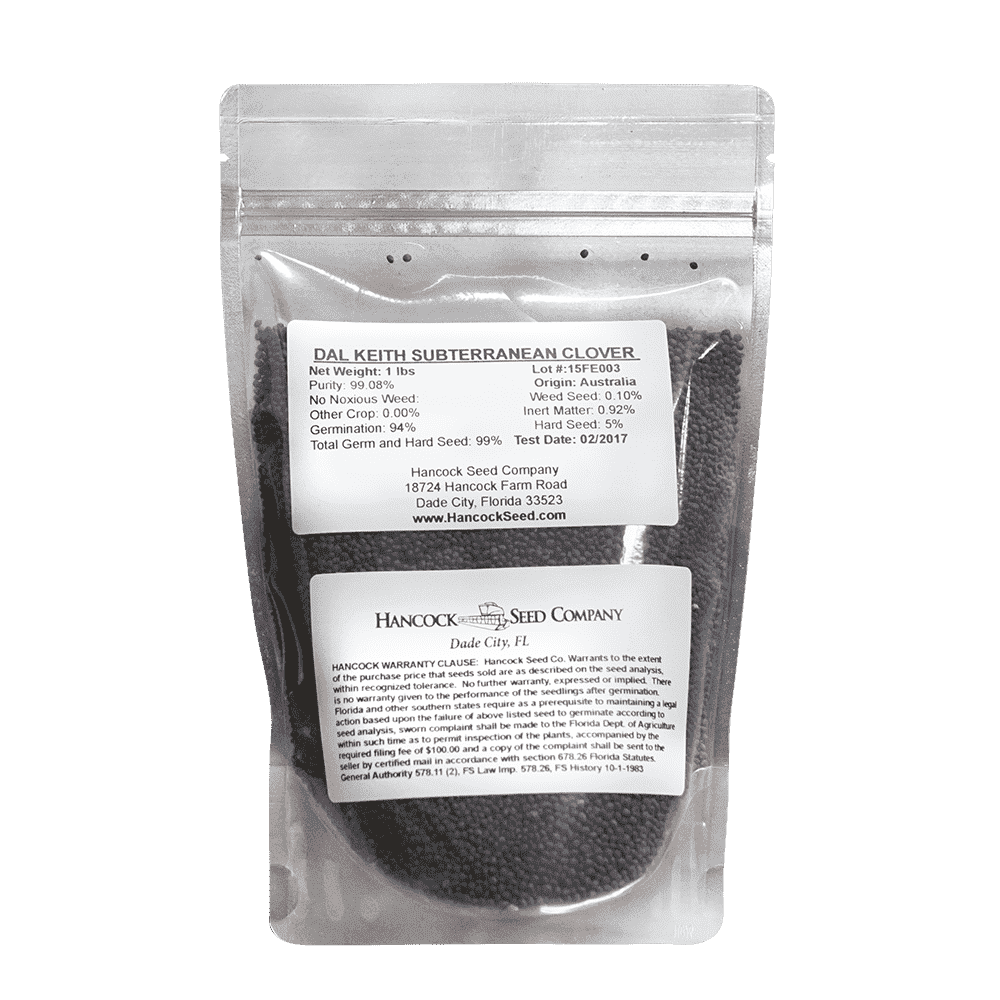 Dalkeith Subterranean Clover Seed