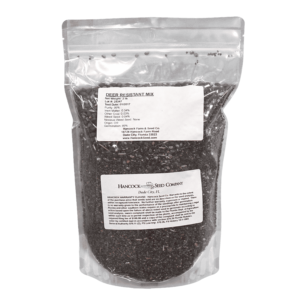 organic wildflower seed mix Buck-Off Deer Resistant Wildflower Seed Mix, 2 lbs