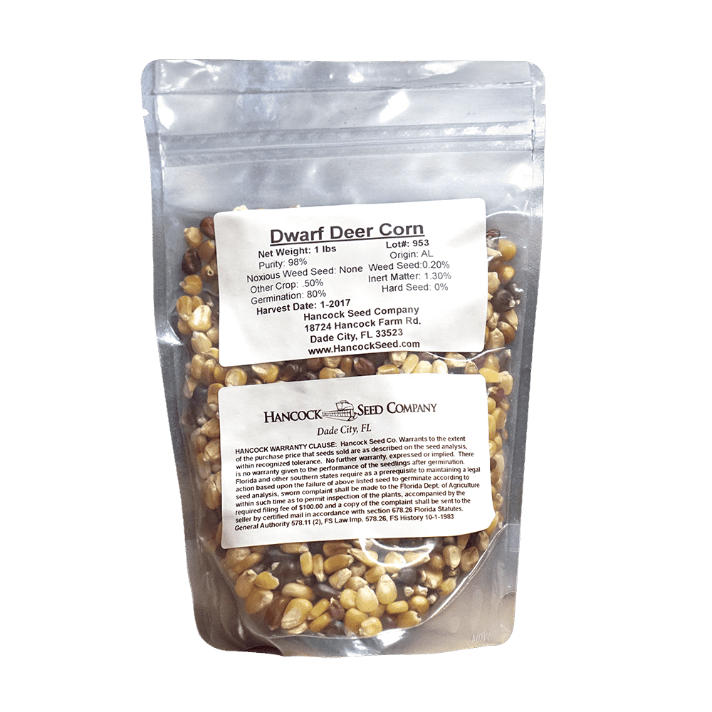 Dwarf Corn Seed (52 lbs. bag is 80,000 seed count, weight varies)