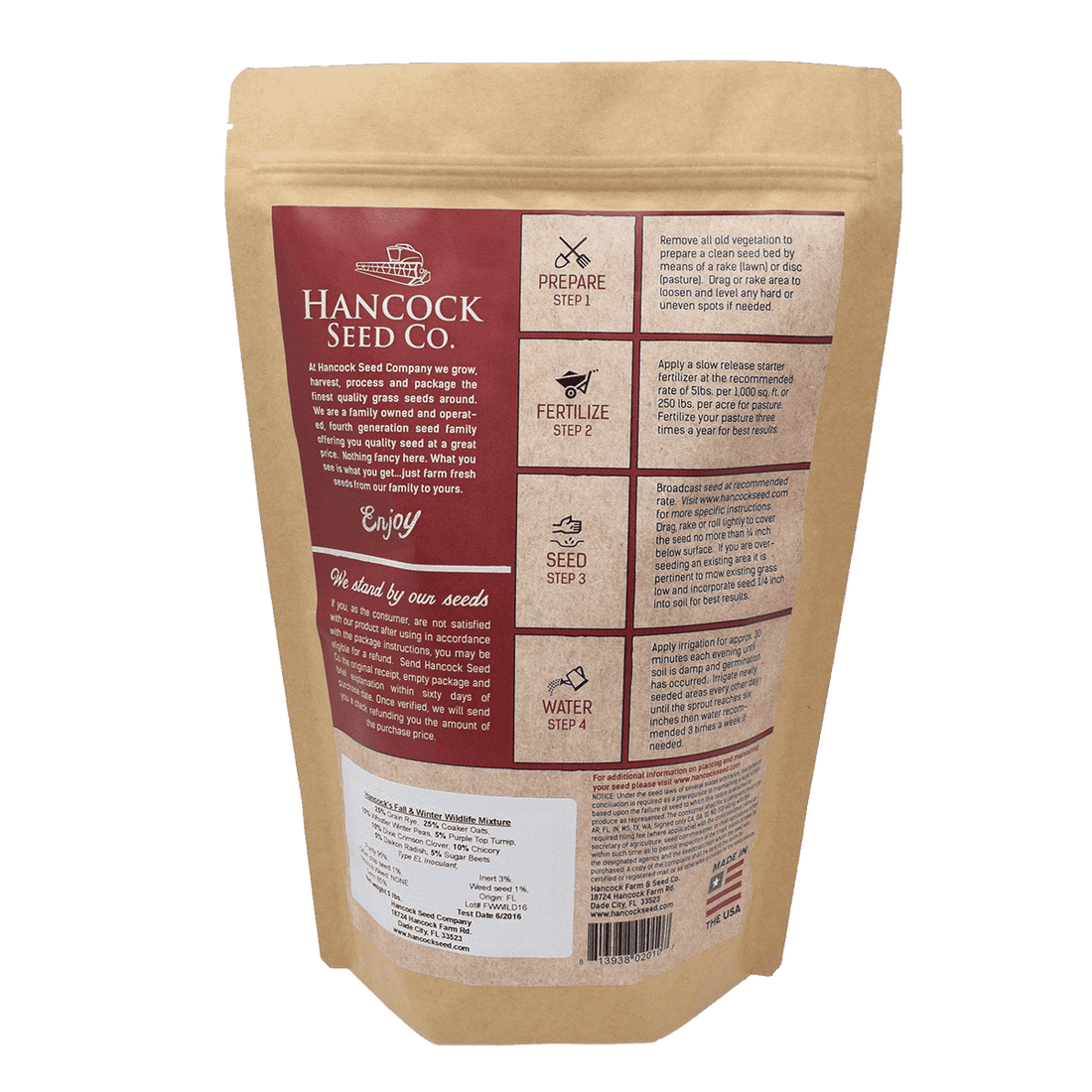 Hancock's Fall & Winter Food Plot Seed Mix