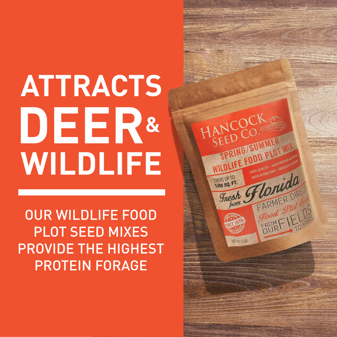 Hancock's Spring & Summer Food Plot Seed Mix