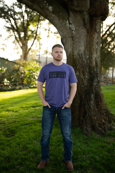 Hancock Farm + Seed Purple Tee