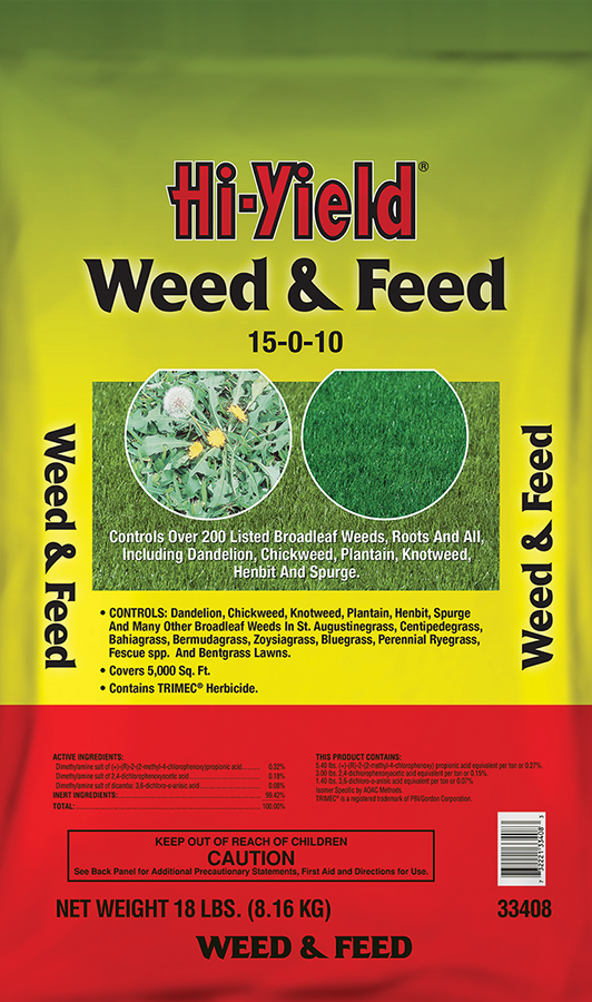 15-0-10 Hi-Yield Weed & Feed Fertilizer