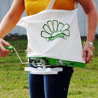 Over Shoulder Grass Seed Spreader