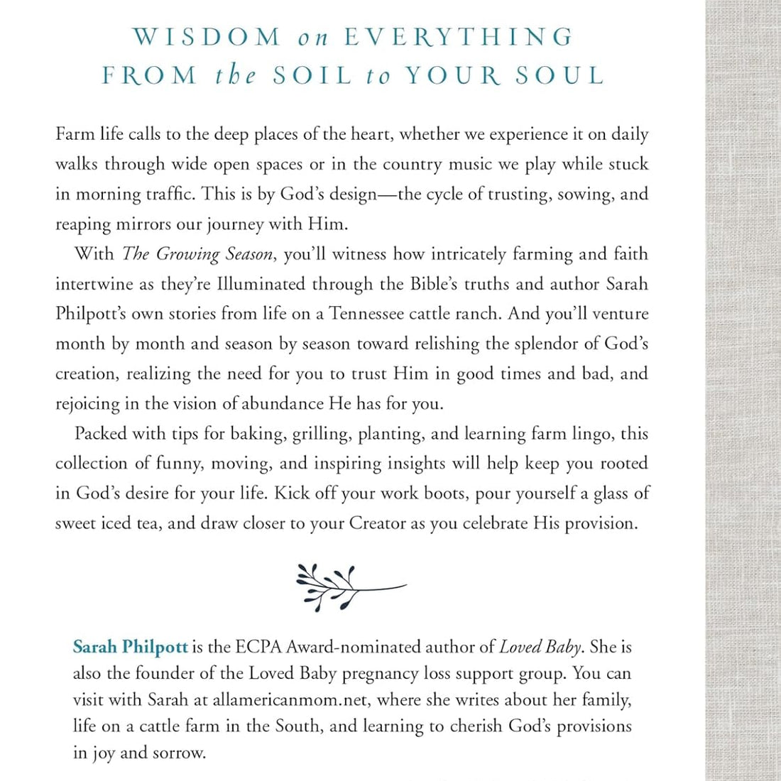 The Growing Season: A Year of Down-on-the-Farm Devotions