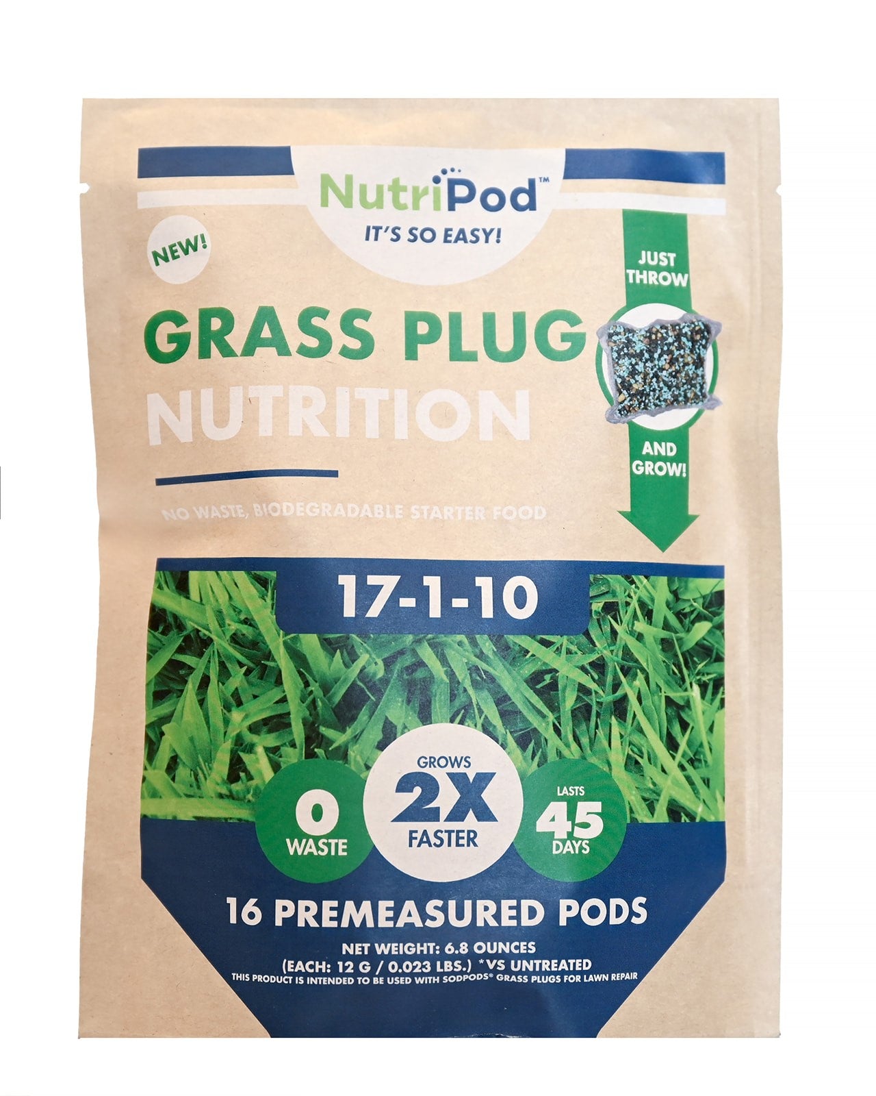fertilizer for plants to grow faster NutriPod Lawn Plugs Fertilizer – Hancock Seed