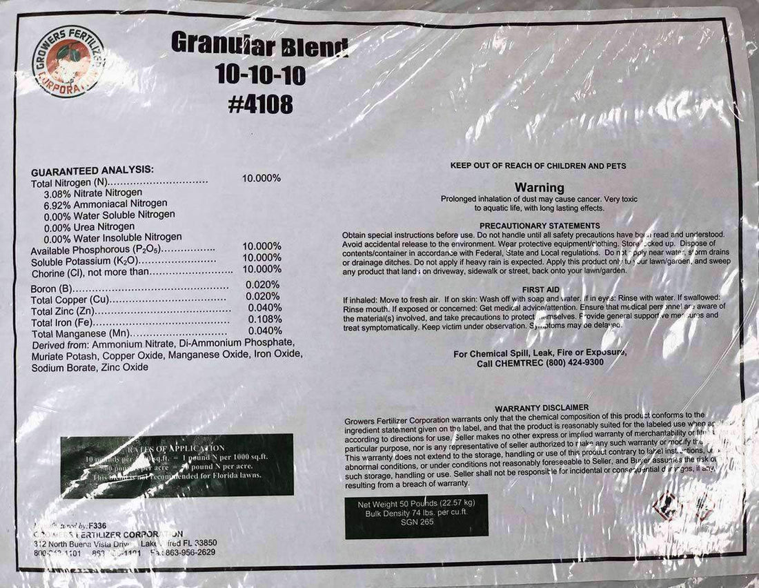 10-10-10 All Purpose Fertilizer