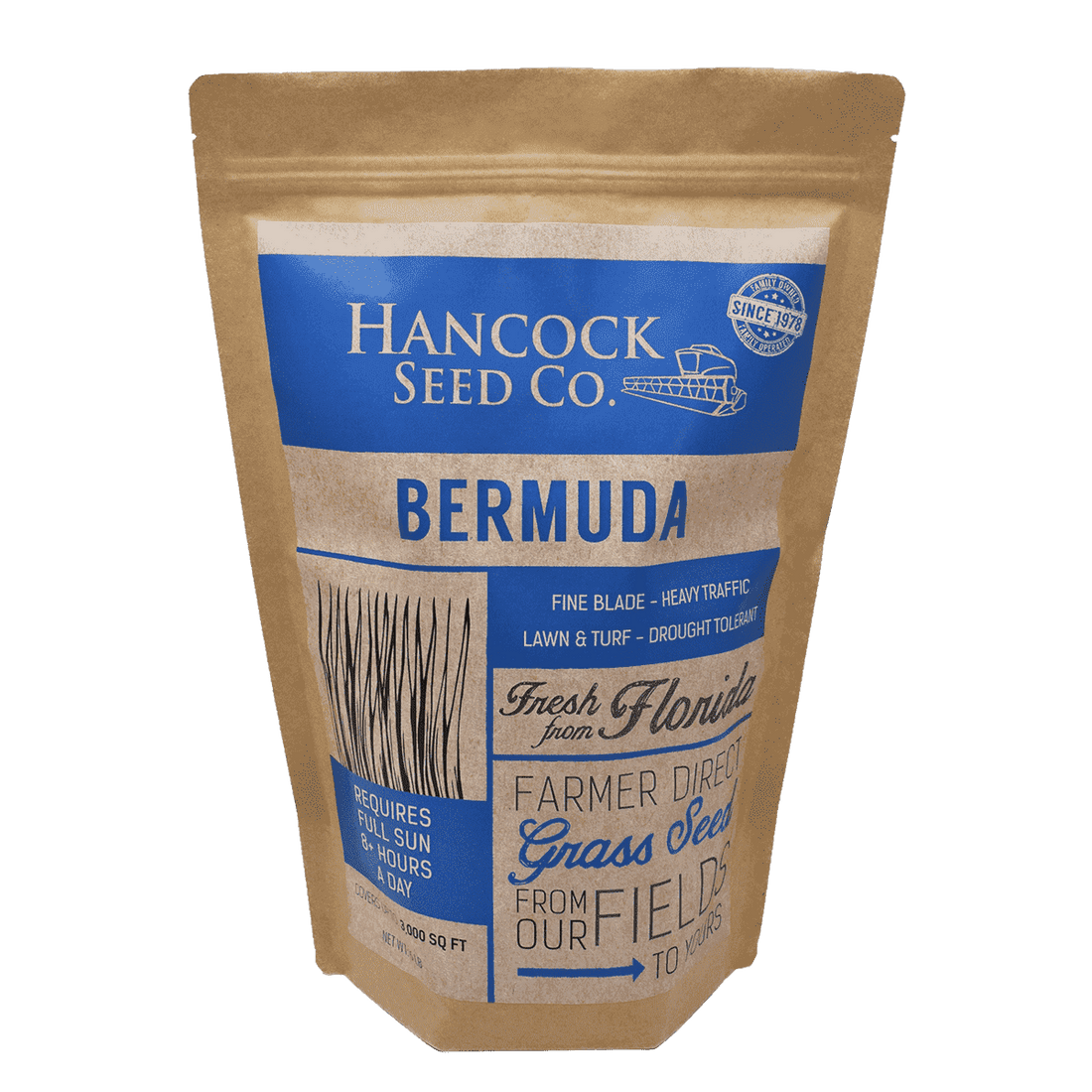 Hancock's Common Bermuda Spring & Summer Grass Seed Mix