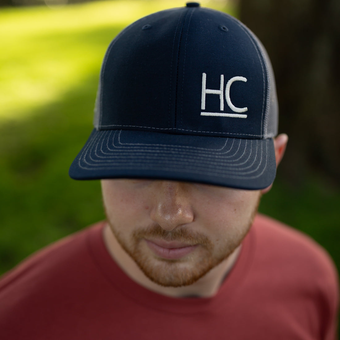Hancock Cattle Brand Blue Hat