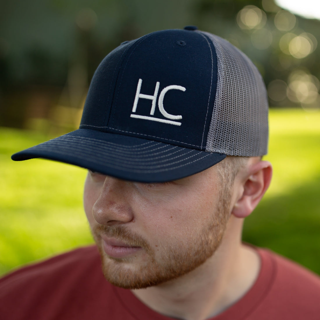 Hancock Cattle Brand Blue Hat