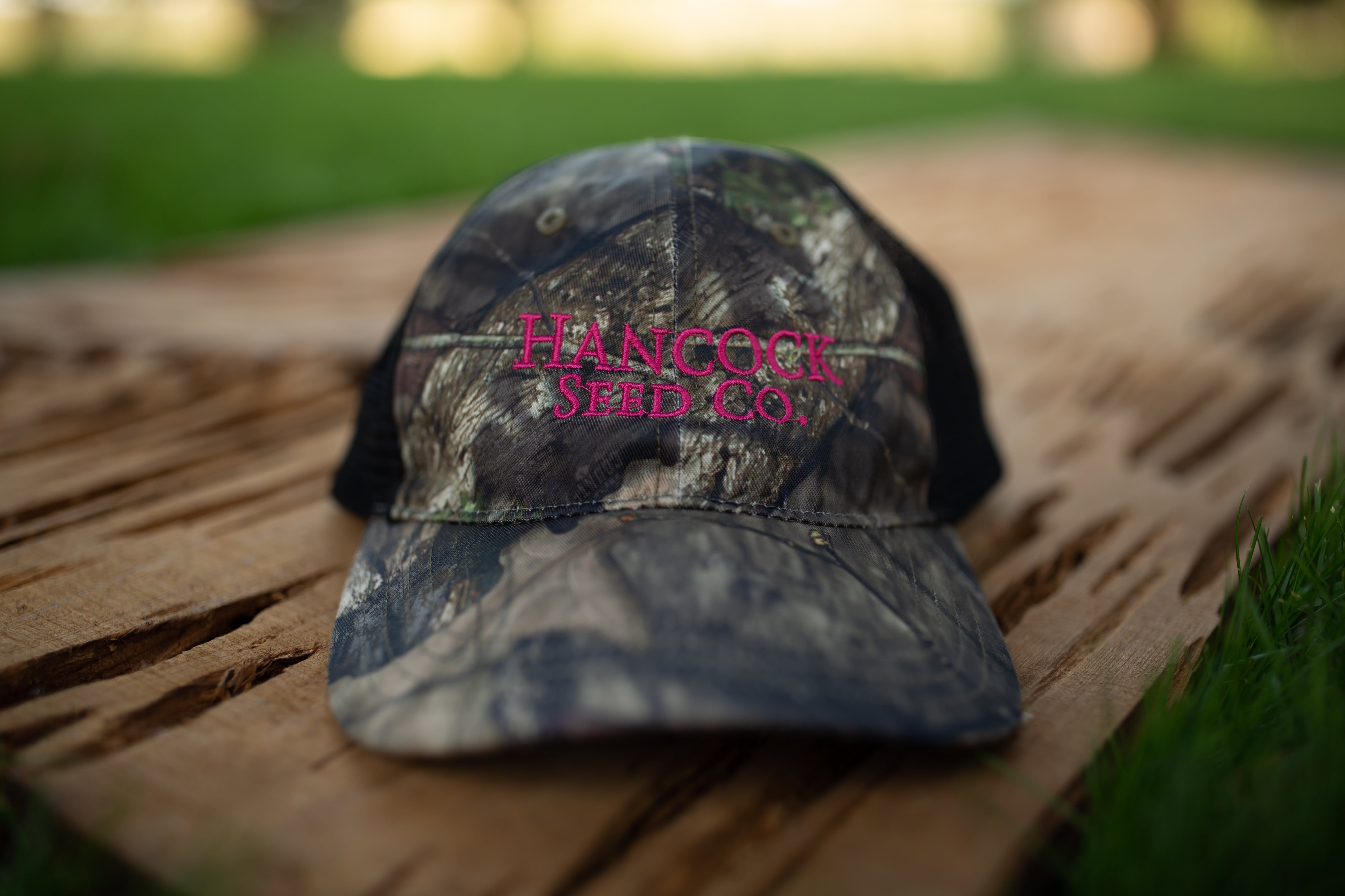 Hancock Original Pretty in Pink Camo Hat – hancockseed.com