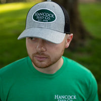 Hancock Roots Snapback Grey Truckers Hat