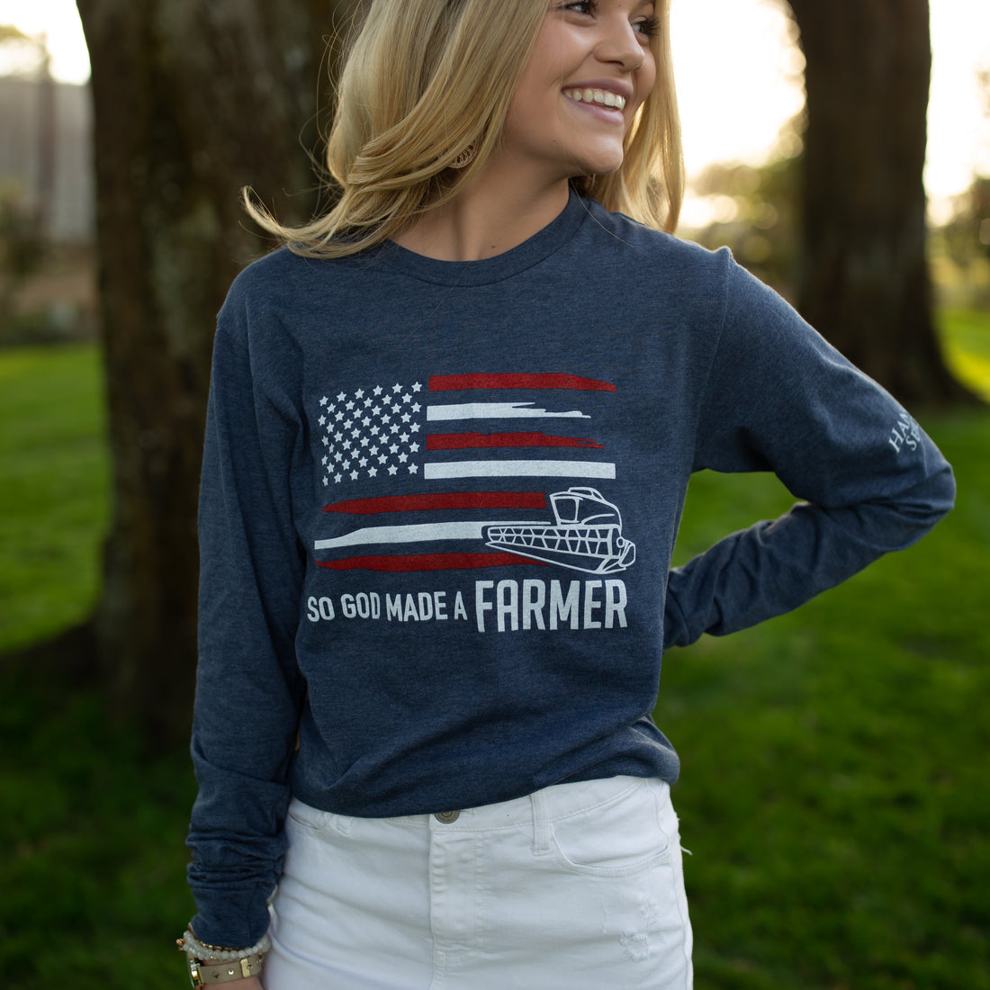 So God Made a Farmer Long Sleeve T-Shirt
