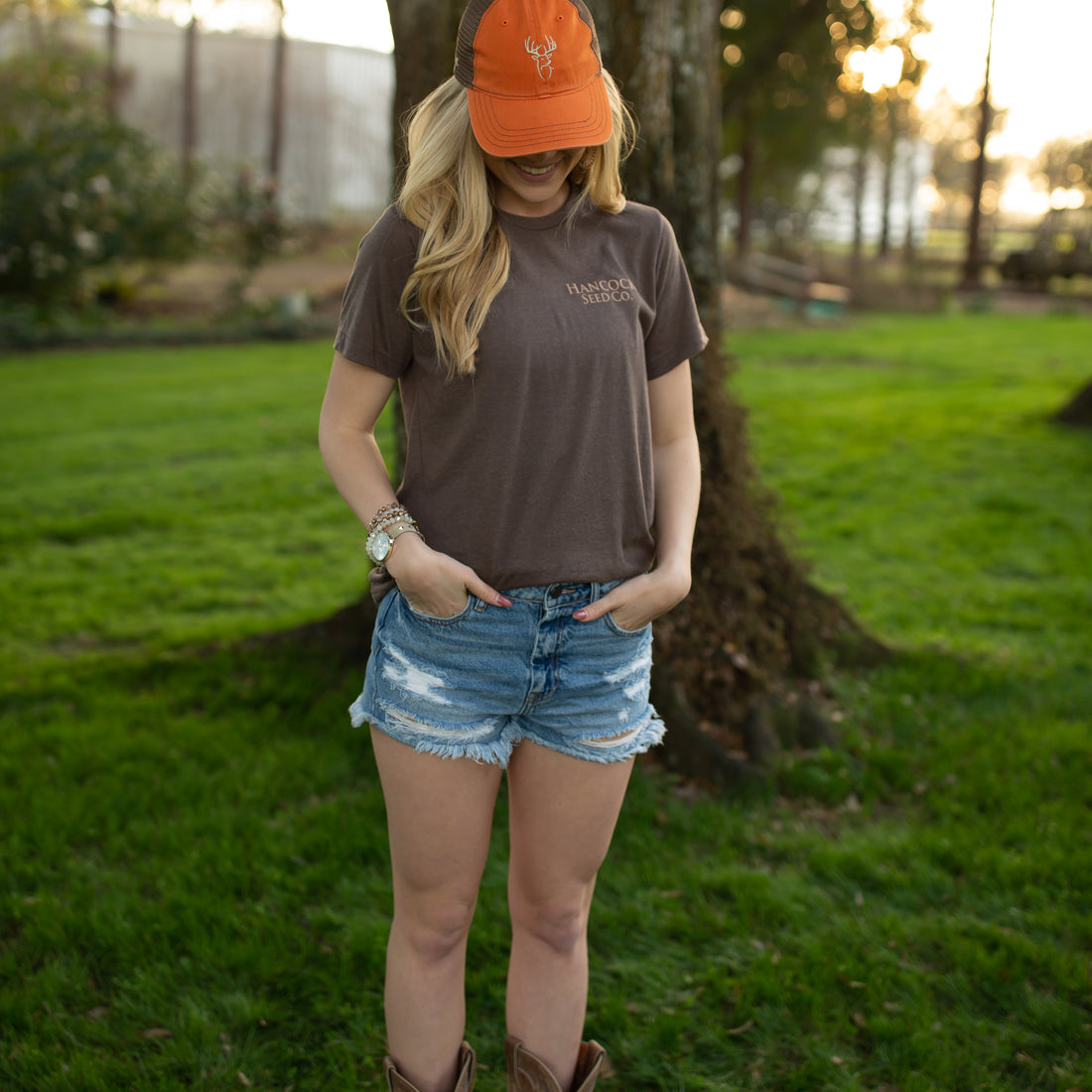 Hancock Wildlife Outlaw Orange Buck Hat
