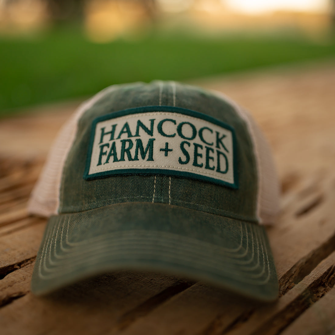 plant seeds hat Hancock Farm + Seed Cypress Green Hat – Hancock Seed