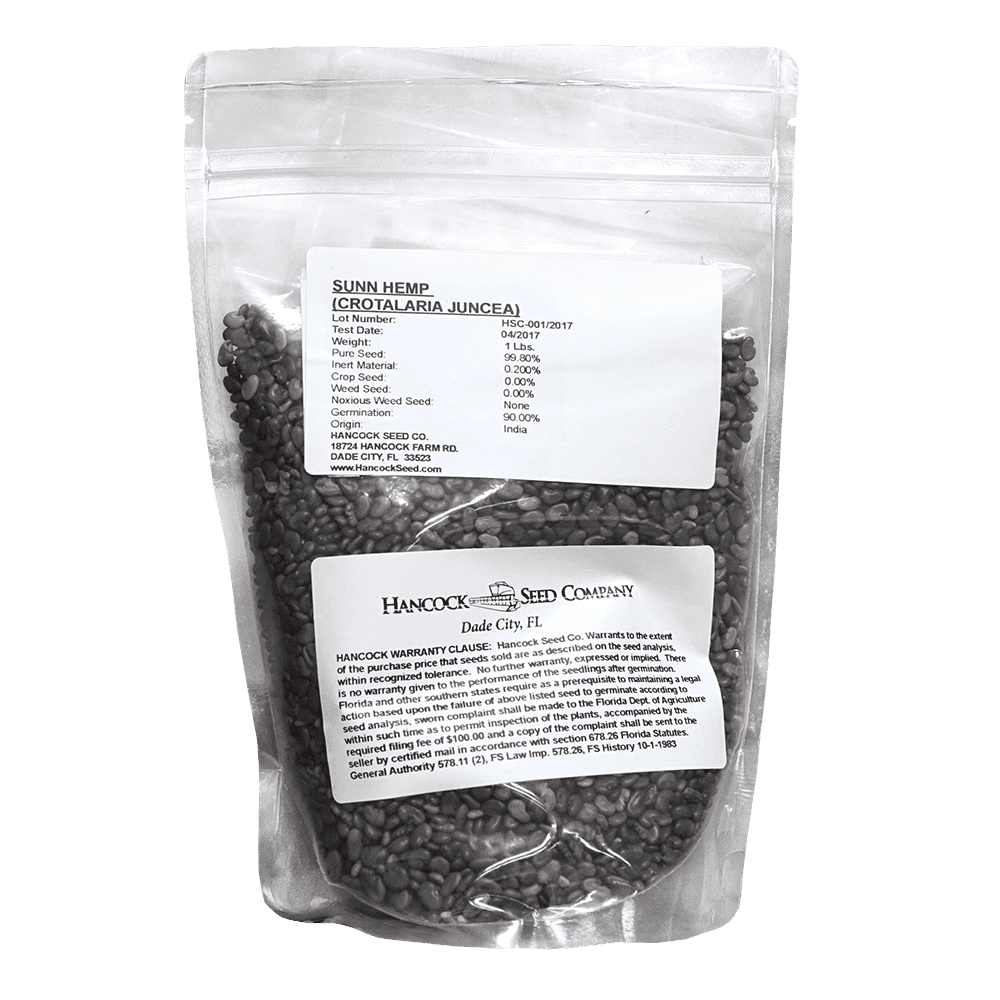 certified hemp seeds for planting Hancock's Sunn Hemp Seed